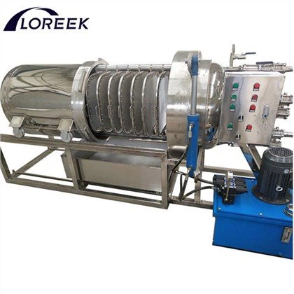 Horizontalni listni filter iz parafinskega voska